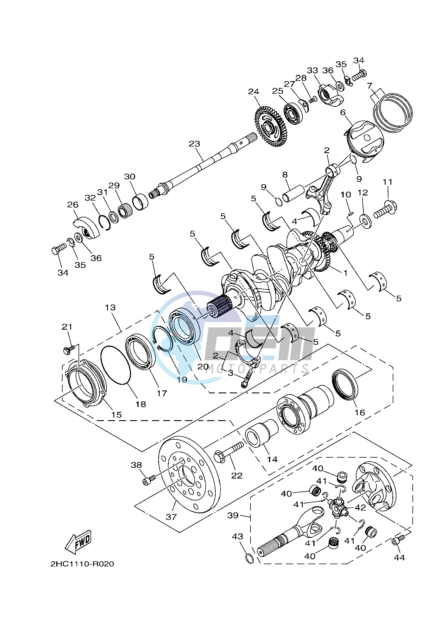 CRANKSHAFT & PISTON