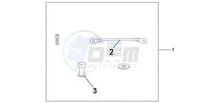 CBR1000RA9 Europe Direct - (ED / ABS TRI) drawing TANK BAG ATT KIT