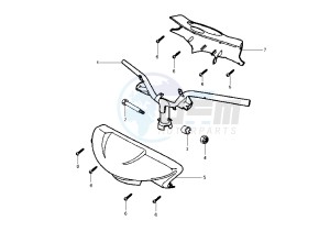 LOOXOR TSDI - 50 cc drawing STEERING HANDLE