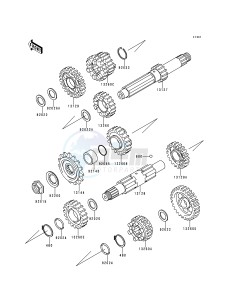 VN 800 B [VULCAN 800 CLASSIC] (B1-B5) [VULCAN 800 CLASSIC] drawing TRANSMISSION