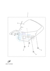 YFM700FWB YFM70KDXG KODIAK 700 (B163) drawing SEAT