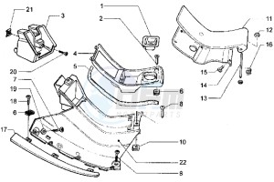 Hexagon 180 LXT drawing Footrest-Tanks door