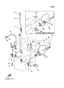 150AETX drawing PROPELLER-HOUSING-AND-TRANSMISSION-2