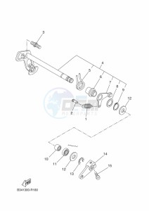 XSR700 MTM690-U (BLH1) drawing SHIFT SHAFT