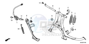 CB1100AE CB1100 ABS UK - (E) drawing STAND