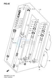 RMX450 drawing FRONT DAMPER