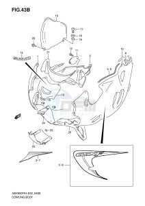 GSX600F (E2) Katana drawing COWLING BODY (MODEL K6)