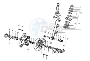 Zip 50 SP drawing Front Fork