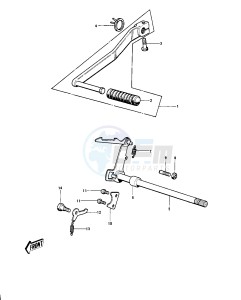 G4 TR (D-E) 100 drawing GEAR CHANGE MECHANISM -- 70-73- -