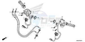 NC750SDG NC750X Europe Direct - (ED) drawing SWITCH/ CABLE ( NC750SD)