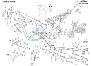 TANGO 125 drawing CHASSIS