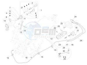 BEVERLY 350 ST 4T 4V IE ABS E4 (NAFTA) drawing Locks