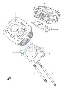 VL250 (E2) drawing CYLINDER