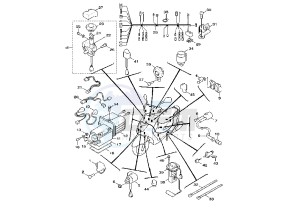 NXC CYGNUS X 125 drawing ELECTRICAL DEVICES