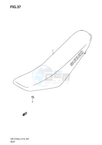 DR-Z125 EU drawing SEAT