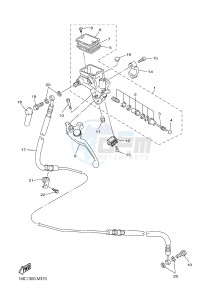 FJR1300A FJR1300-A FJR1300A ABS (B88D) drawing FRONT MASTER CYLINDER 2