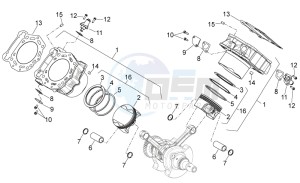 Shiver 750 USA USA drawing Cylinder with piston