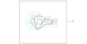 CB1000R9 Australia - (U) drawing KIT TIT. METER VISOR