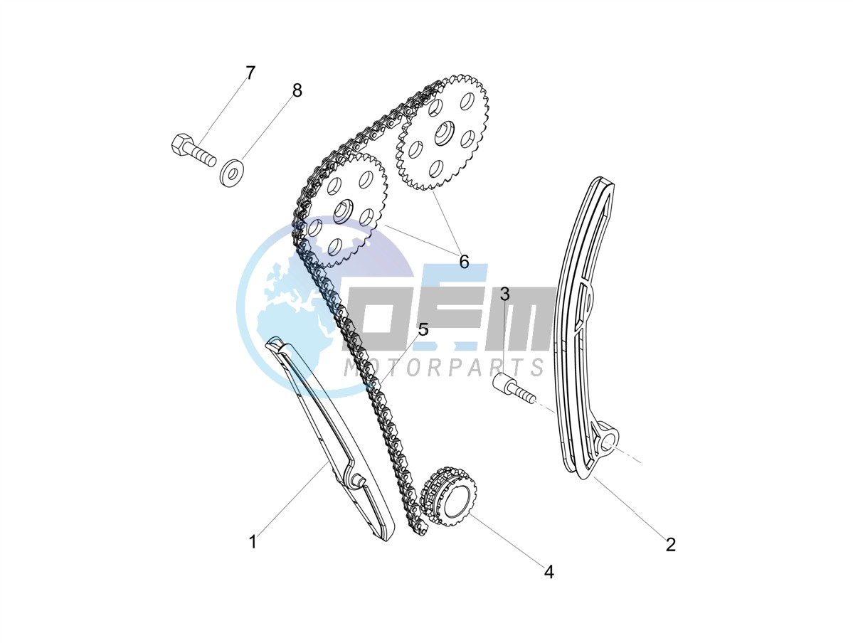 Front cylinder timing system