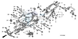 TRX450ERC drawing FRAME BODY