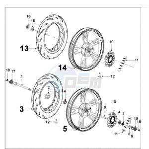 TWEET 50 X drawing WHEELS