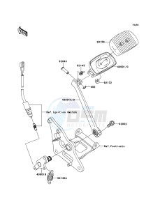 VN900 CLASSIC VN900BDFA GB XX (EU ME A(FRICA) drawing Brake Pedal