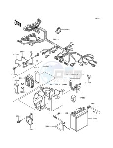 ZL 600 B [ELIMINATOR 600] (B2-B3) [ELIMINATOR 600] drawing CHASSIS ELECTRICAL EQUIPMENT