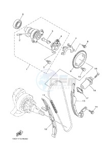 YXM700ES YXM70VPSG VIKING EPS SPECIAL EDITION (B42B) drawing CAMSHAFT & CHAIN