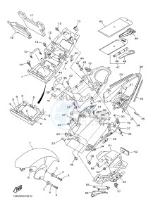 YZF-R6 600 R6 (2CX4 2CX5) drawing FENDER