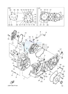 GPD125A GPD125-A NMAX125 (2DS1 2DS5) drawing CRANKCASE