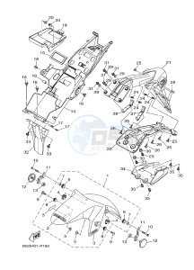 YZF-R3A 321 R3 (B02B B02C) drawing FENDER