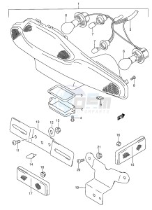 RF600R (E2) drawing TAIL LAMP