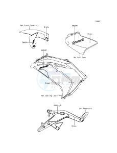 ER-6F_ABS EX650FEF XX (EU ME A(FRICA) drawing Decals(Green)