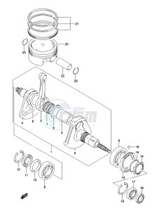 LT-A500X(Z) drawing CRANKSHAFT