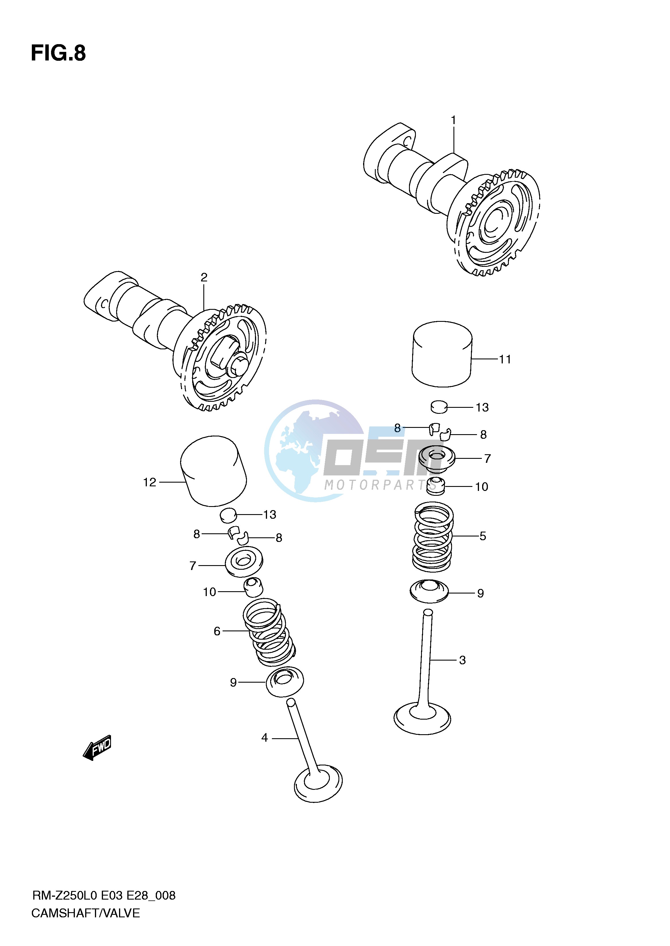 CAMSHAFT - VALVE