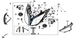 GTS 125I EURO4 SPORT L7 drawing HEAD LAMP CPL.