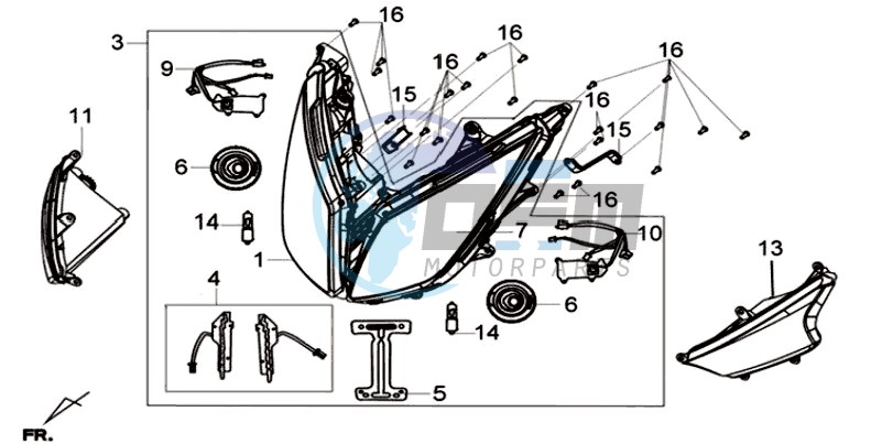 HEAD LAMP CPL.