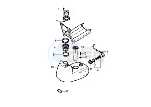 NRG POWER DD 50 drawing Fuel Tank