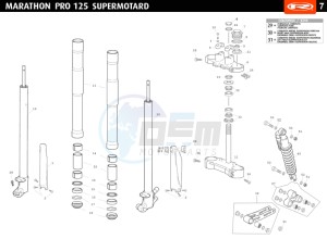 MARATHON-125-PRO-SM-BLUE drawing SUSPENSION