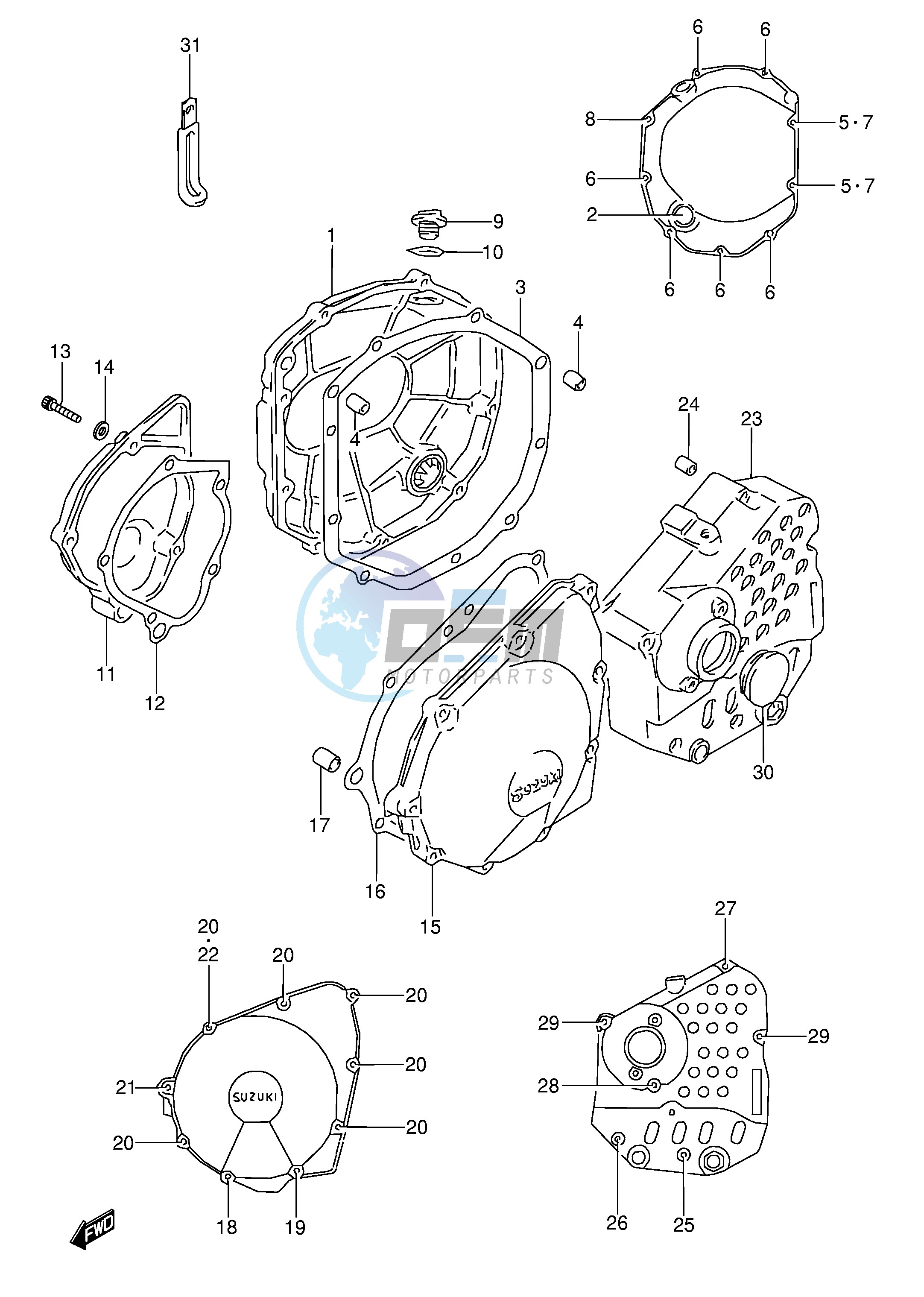 CRANKCASE COVER