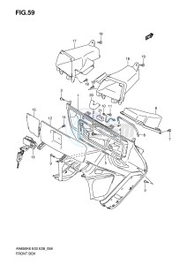 AN650 (E3-E28) Burgman drawing FRONT BOX