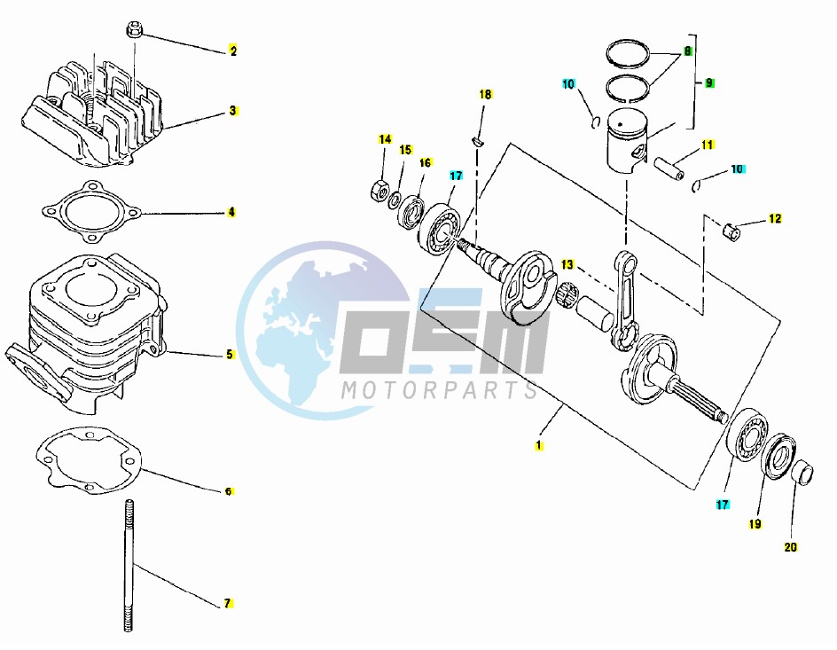 Drive shaft - Cylinder