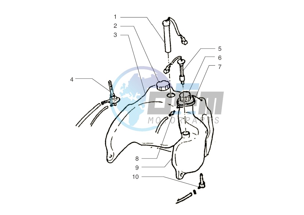 Fuel tank-Oil tank