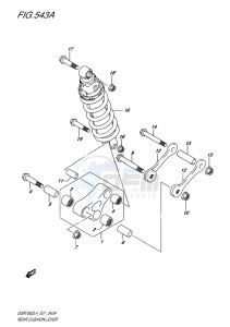 GSR750Z ABS EU drawing REAR CUSHION LEVER