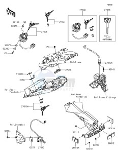 Z650 ER650HJF XX (EU ME A(FRICA) drawing Ignition Switch