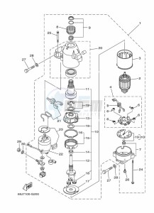 F200BETX drawing STARTER-MOTOR