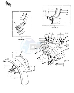 G4 TR (A-C) 100 drawing FENDERS G4TR-B_C -- 70-73- -