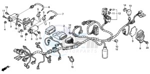 CBF500 drawing WIRE HARNESS