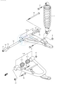 LT-A700X (E28-E33) drawing FRONT SUSPENSION ARM