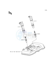 NINJA 300 EX300AGF XX (EU ME A(FRICA) drawing Ignition System